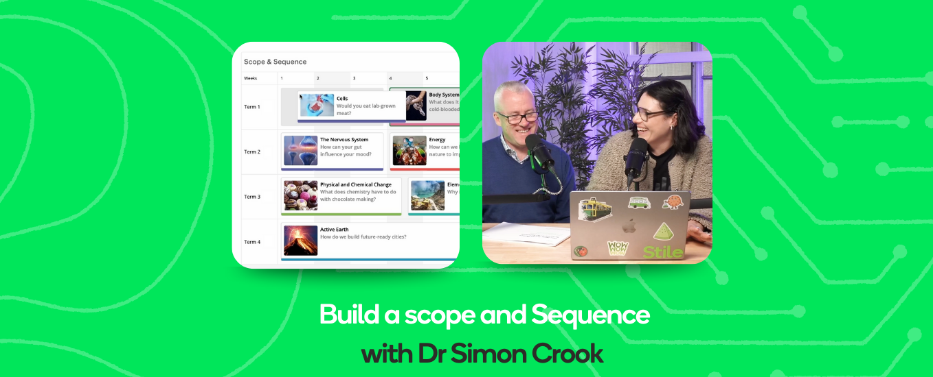 Build a NSW Science Scope and Sequence with Dr Simon Crook in Stile